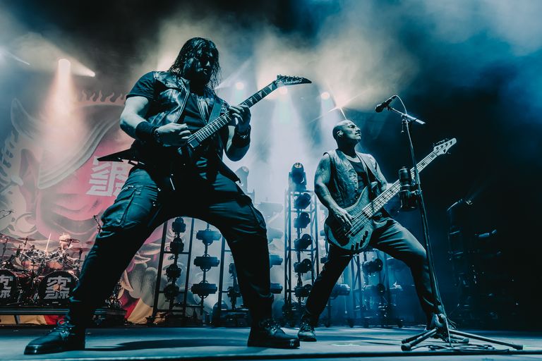 Trivium performing live at AEC Theatre in Adelaide